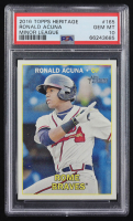 Ronald Acuna 2016 Topps Heritage Minor League #165 RC (PSA 10) at PristineAuction.com