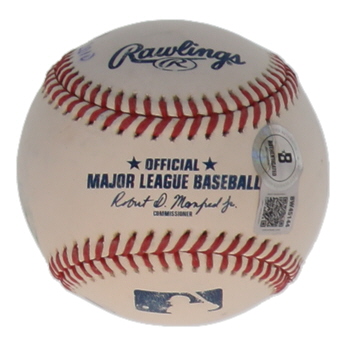 Felix Hernandez Signed OML Baseball Inscribed "Cy Young 2010" & "P.G. 08.15.12" (Beckett) at PristineAuction.com Felix Hernandez Signed OML Baseball Inscribed "Cy Young 2010" & "P.G. 08.15.12" (Beckett) at PristineAuction.com