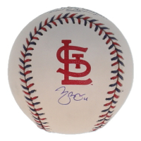 Yadier Molina Signed OML Cardinals Logo Baseball (MLB & Fanatics) at PristineAuction.com