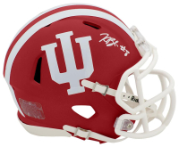 Kaelon Black Signed Indiana Hoosiers Speed Mini Helmet (Schwartz) at PristineAuction.com