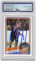 Paul Coffey Signed 1984 Topps #50 RC (PSA) at PristineAuction.com