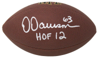 Dermontti Dawson Signed NFL Football Inscribed "HOF 12" (Schwartz) at PristineAuction.com