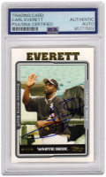 Carl Everett Signed 2005 Topps #407 (PSA) at PristineAuction.com