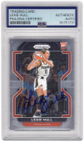 Lexie Hull Signed 2022 Panini Prizm WNBA #186 RC (PSA) at PristineAuction.com
