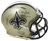 Rickey Jackson Signed Saints Speed Mini Helmet Inscribed "HOF 2010" (Schwartz) at PristineAuction.com