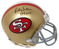 Rickey Jackson Signed 49ers Mini Helmet Inscribed "HOF 2010" (Schwartz) at PristineAuction.com