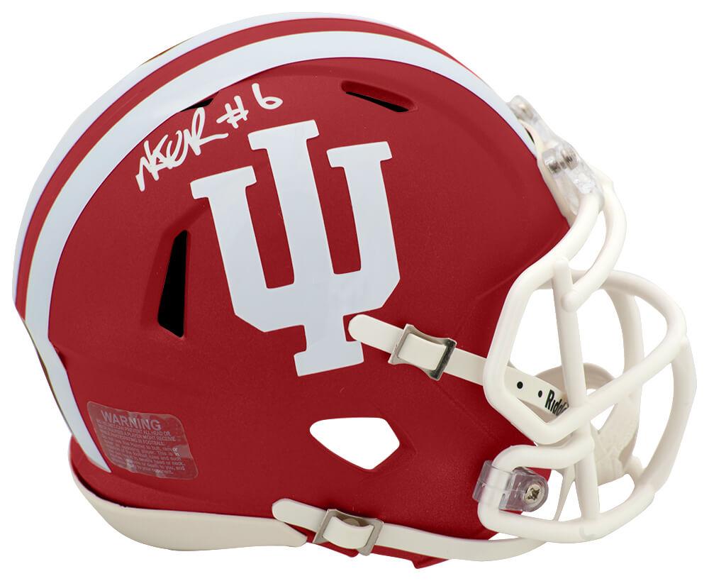 Mikail Kamara Signed Indiana Hoosiers Speed Mini Helmet (Schwartz) at PristineAuction.com Mikail Kamara Signed Indiana Hoosiers Speed Mini Helmet (Schwartz) at PristineAuction.com