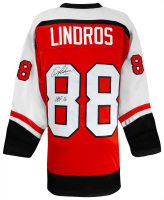 Eric Lindros Signed Jersey Inscribed "HOF '16" (Schwartz) at PristineAuction.com