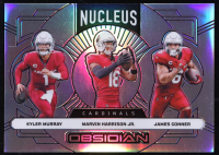 Kyler Murray / James Conner / Marvin Harrison Jr. 2024 Panini Obsidian Nucleus Silver #6 #06/99 at PristineAuction.com