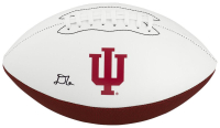 D'Angelo Ponds Signed Indiana Hoosiers Logo Football (Schwartz) at PristineAuction.com