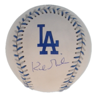 Kirk Gibson Signed OML Dodgers Logo Baseball (MLB & Fanatics) at PristineAuction.com