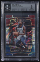 Anthony Edwards 2021-22 Panini Select Concourse Tri-Color Prizms #49 (BGS 9) at PristineAuction.com
