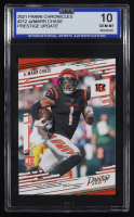 Ja'Marr Chase 2021 Panini Chronicles Prestige Rookies Update #212 RC (ISA 10) at PristineAuction.com