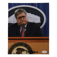 William Barr Signed 8x10 Photo (JSA) at PristineAuction.com