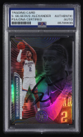 Shai Gilgeous-Alexander Signed 2021-22 Panini Illusions #28 (PSA) at PristineAuction.com