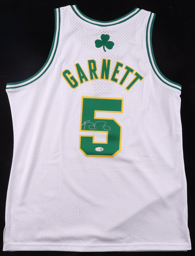 Kevin Garnett Signed Celtics Mitchell & Ness Authentic Jersey (JSA) at PristineAuction.com Kevin Garnett Signed Celtics Mitchell & Ness Authentic Jersey (JSA) at PristineAuction.com