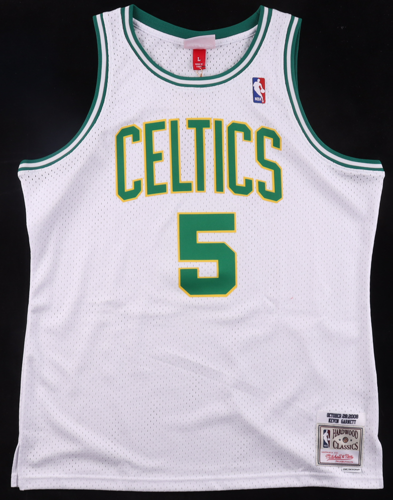 Kevin Garnett Signed Celtics Mitchell & Ness Authentic Jersey (JSA) at PristineAuction.com Kevin Garnett Signed Celtics Mitchell & Ness Authentic Jersey (JSA) at PristineAuction.com