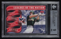 Mark McGwire / Ken Caminiti 1997 Leaf Leagues of the Nation #3 #1761/2500 (BGS 9) at PristineAuction.com