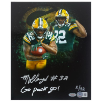 MarShawn Lloyd Signed LE Packers 8x10 Photo Inscribed "Go Pack Go" (Game Day Legends & Beckett) at PristineAuction.com