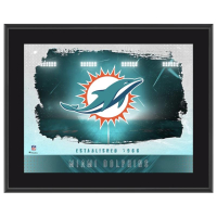 Dolphins Team Logo Framed Plaque at PristineAuction.com