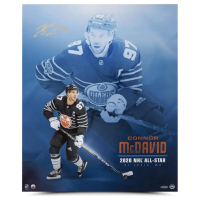 Connor McDavid Signed Oilers "2020 All Star" 20x24 Photo (UDA) at PristineAuction.com