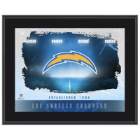Chargers Team Logo Framed Plaque at PristineAuction.com