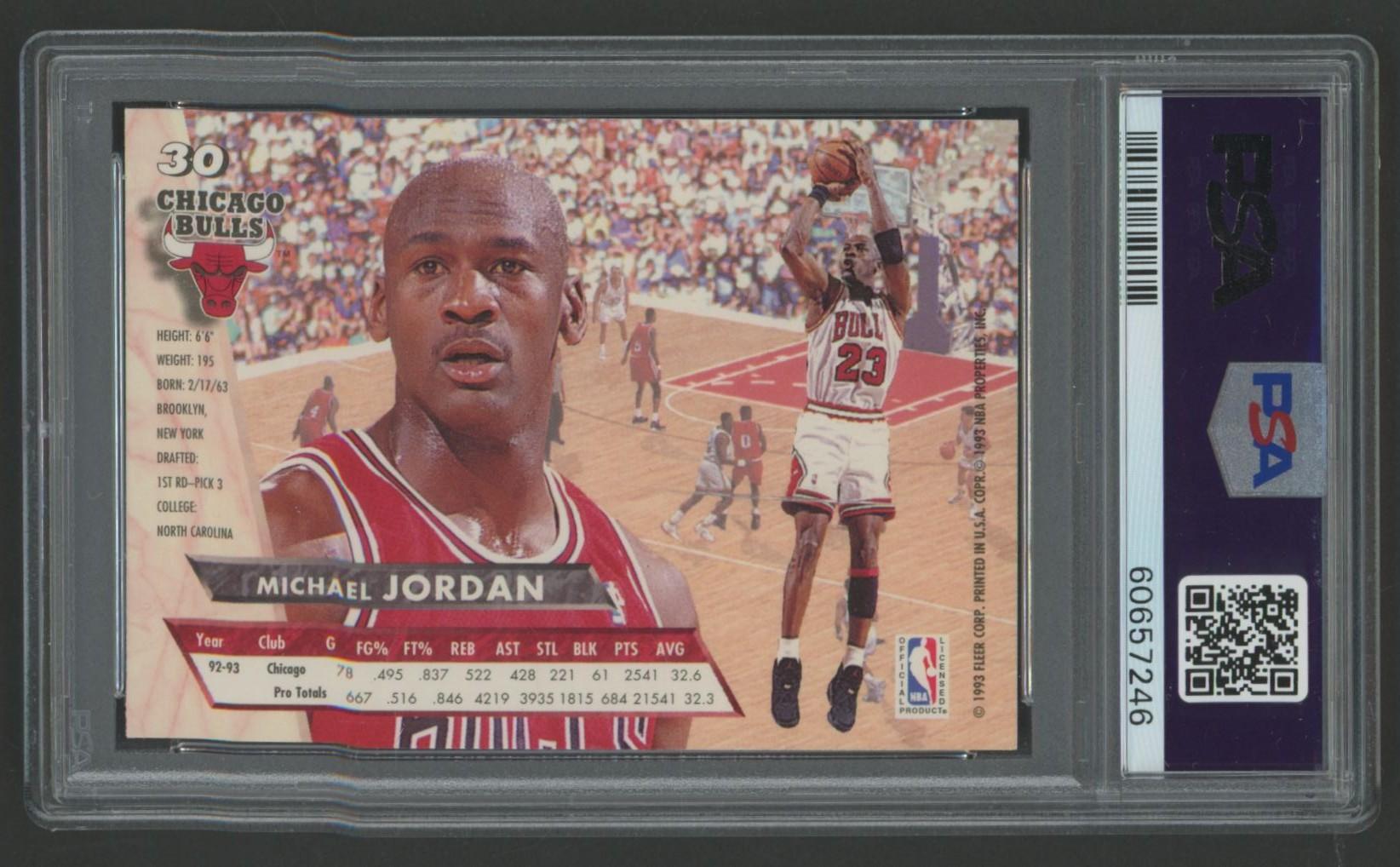 Michael Jordan 1993 Ultra #30 (PSA 9) at PristineAuction.com Michael Jordan 1993 Ultra #30 (PSA 9) at PristineAuction.com