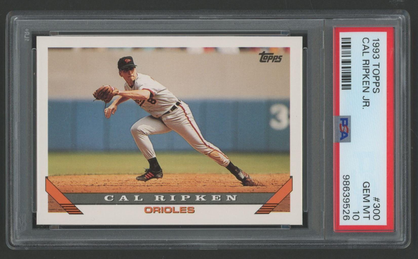 Cal Ripken Jr. 1993 Topps #300 (PSA 10) at PristineAuction.com Cal Ripken Jr. 1993 Topps #300 (PSA 10) at PristineAuction.com
