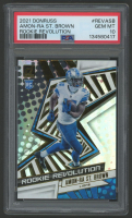 Amon-Ra St. Brown 2021 Donruss Rookie Revolution #REVASB (PSA 10) at PristineAuction.com