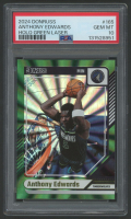Anthony Edwards 2024 Donruss Holo Green Laser #165 (PSA 10) at PristineAuction.com
