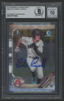 Corbin Carroll Signed 2019 Bowman Chrome Draft #BDC125 (BGS | Auto 10) at PristineAuction.com