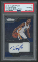 Kevin Durant 2016 Panini Prizm Veteran Signatures #1 (PSA 10) at PristineAuction.com