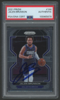 Jalen Brunson Signed 2021 Panini Prizm #144 (PSA) at PristineAuction.com