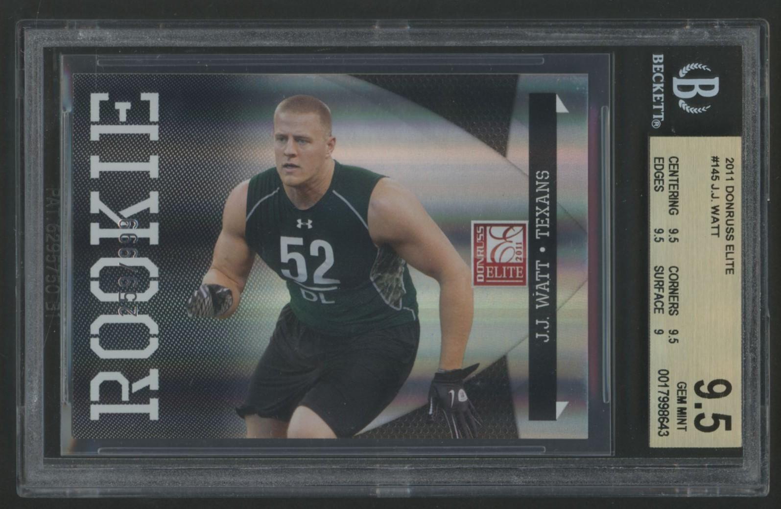 JJ Watt 2011 Donruss Elite #145 #259/999 (BGS 9.5) at PristineAuction.com JJ Watt 2011 Donruss Elite #145 #259/999 (BGS 9.5) at PristineAuction.com