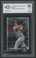 Buster Posey 2010 Bowman Chrome Draft #BDP61 (BCCG 10) at PristineAuction.com