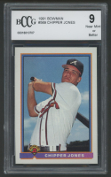 Chipper Jones 1991 Bowman #569 RC (BCCG 9) at PristineAuction.com