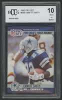 Emmitt Smith 1990 Pro Set #685 RC (BCCG 10) at PristineAuction.com