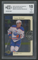 Connor McDavid 2015-16 SP Authentic '95-96 SP Retro #R36 (BCCG 10) at PristineAuction.com