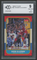 Hakeem Olajuwon 1986-87 Fleer #82 RC (BCCG 9) at PristineAuction.com