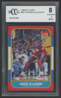 Hakeem Olajuwon 1986-87 Fleer #82 RC (BCCG 8) at PristineAuction.com