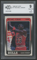 Michael Jordan 1988-89 Fleer #17 (BCCG 9) at PristineAuction.com