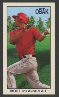 Mike Trout 2010 TRISTAR Obak National Convention VIP Mini #N28 RC at PristineAuction.com