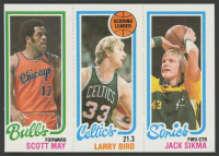 Scott May / Larry Bird / Jack Sikma 1980-81 Topps #98 RC at PristineAuction.com