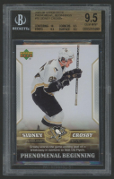 Sidney Crosby 2005-06 Upper Deck Phenomenal Beginnings #10 RC (BGS 9.5) at PristineAuction.com