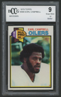 Earl Campbell 1979 Topps #390 RC (BCCG 9) at PristineAuction.com