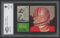 Y.A.Tittle 1962 Topps #102 (BCCG 9) at PristineAuction.com