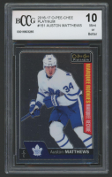 Auston Matthews 2016-17 O-Pee-Chee Platinum Marquee #151 RC (BCCG 10) at PristineAuction.com