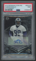 Aaron Donald 2014 Bowman Sterling Autograph #BSAAD (PSA 9) at PristineAuction.com