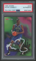 Kevin Garnett Signed 1995 Hoops #272 (PSA) at PristineAuction.com