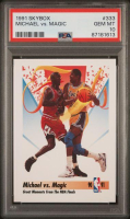 Michael Jordan / Magic Johnson 1991 Skybox #333 (PSA 10) at PristineAuction.com